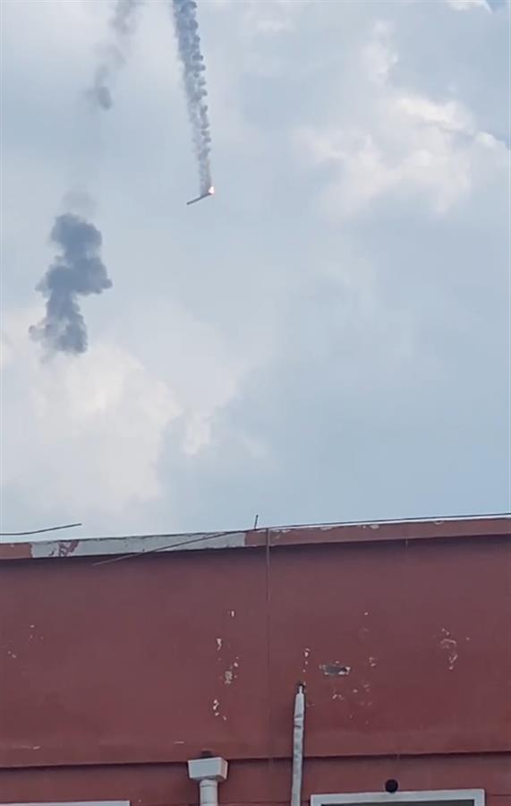 河南巩义一火箭坠落爆炸村民：发射前已提前疏散(图1)