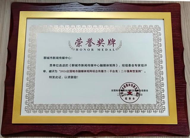 聊城市新闻传媒中心荣获全国地市新媒体两项大奖(图3)