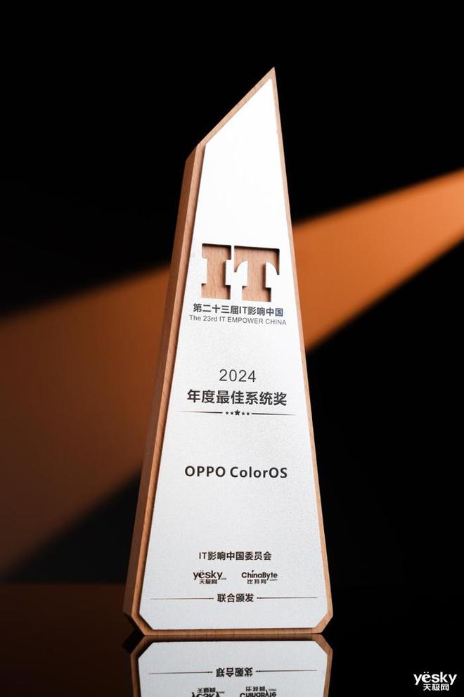 第二十三届IT影响中国：OPPOColorOS荣获2024年最佳系统奖(图1)