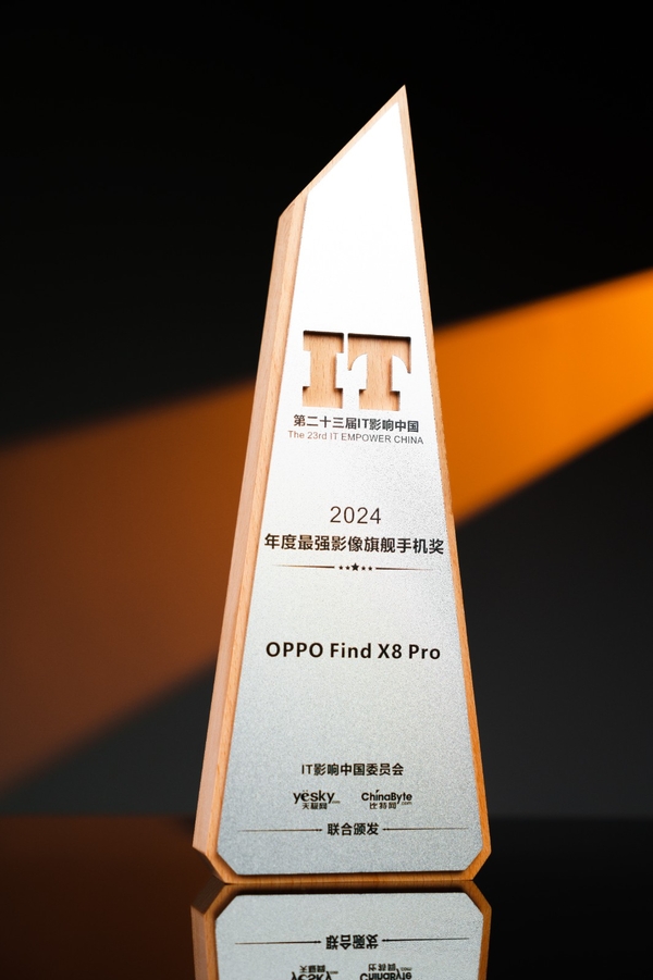 IT影响中国：OPPOFindX8Pro获2024年度最强影像旗舰手机奖(图2)