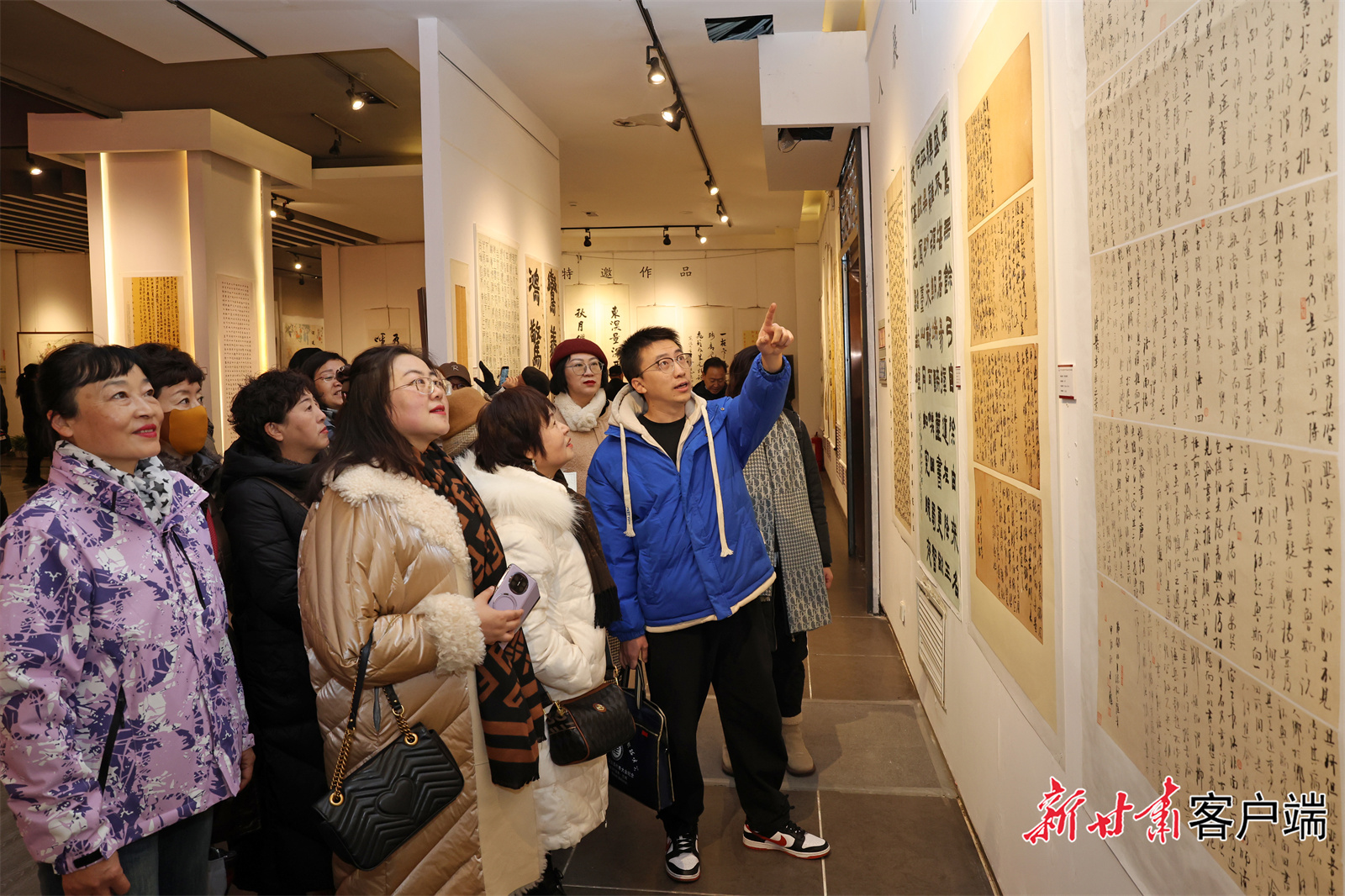 2024第二届甘肃现代书法美术作品展览在兰开幕(图1)