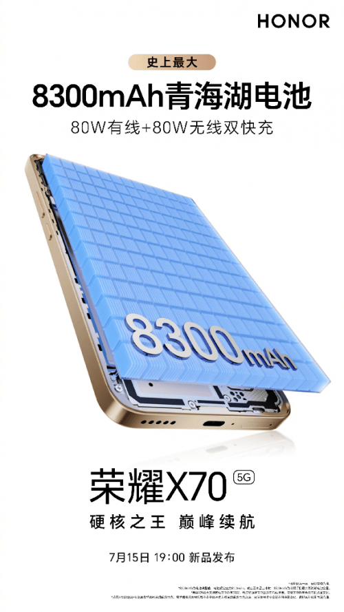 2024大电池手机王者之争：荣耀X70以8300mAh领衔续航性能榜(图1)