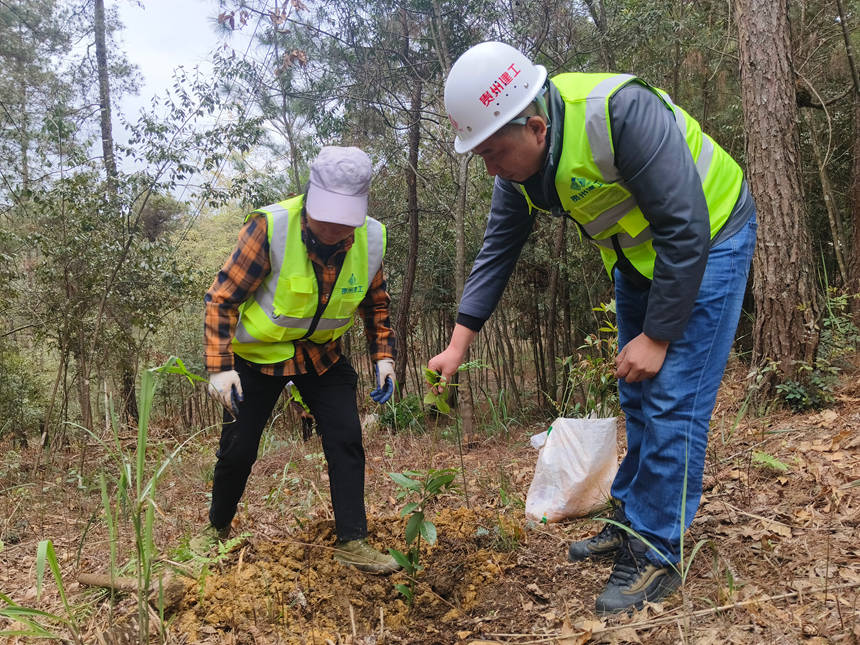 平塘:抢抓春日植绿“黄金期”筑牢“中国天眼”生态屏障(图5)