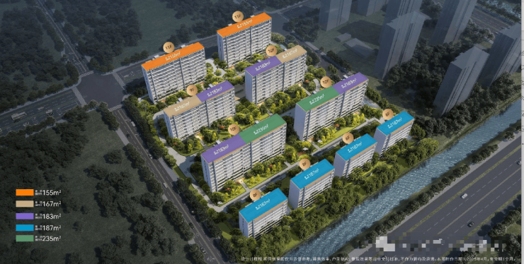 苏州奥体芯绿城沁百合怎么样：纯低密洋房容积率18户型155-235㎡最新动态(图2)